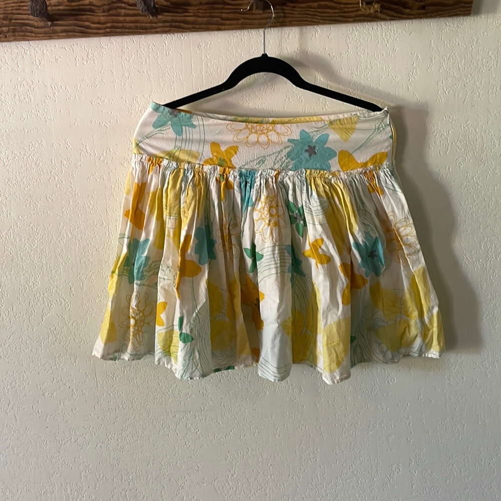 Vintage Ezekiel floral skirt with side zip